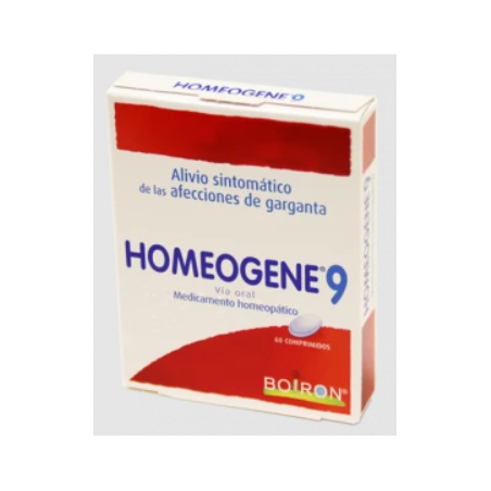 HOMEOGENE 9 AFECIONES DE GARGANTA 60 COMPRIMIDOS