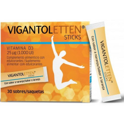 VIGANTOLETTEN STICKS VITAMINA D3 30 SOBRES