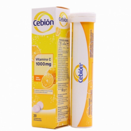 CEBIÓN VITAMINA C 20 COMPRIMIDOS EFERVESCENTES