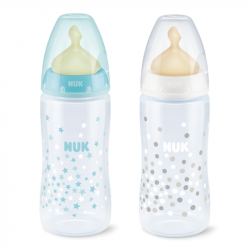 NUK BIBERON FIRST CHOICE LATEX ANATOMICO T1 FLUJO M 300ML 1U