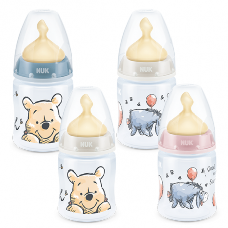 NUK BIBERON FIRST CHOICE WINNIE THE POOH LATEX T1 FLUJO M 150ML 1U