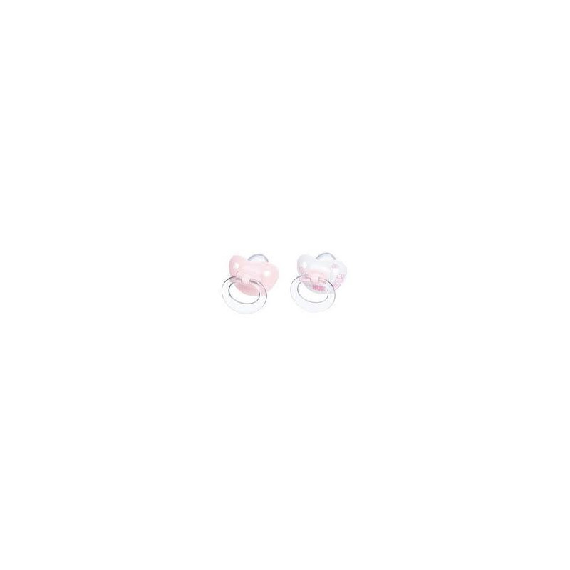 CHUPETE NUK BABY ROSE SILICONA T-2 2UNIDADES