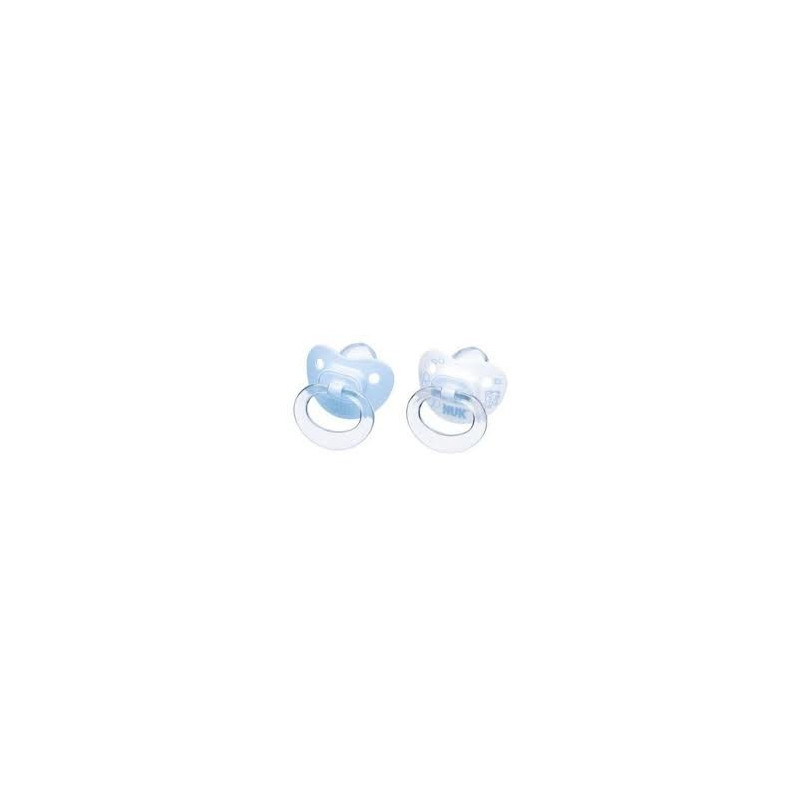 CHUPETE NUK BABY BLUE SILICONA T-1