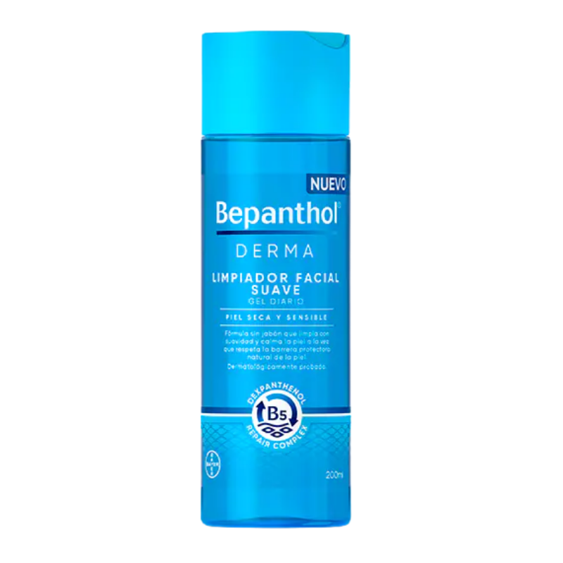 BEPANTHOL DERMA LIMPIADOR FACIAL SUAVE GEL DIARIO 400ML