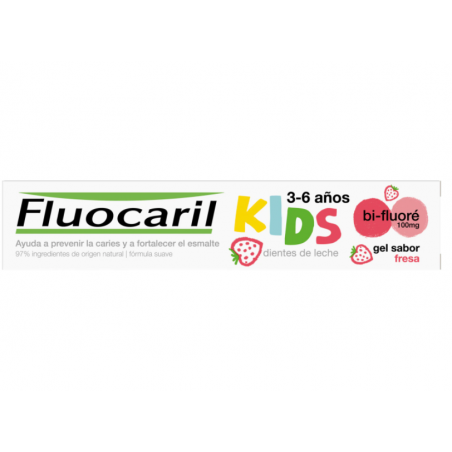 FLUOCARIL KIDS GEL DIENTES 2-6 AÑOS SABOR FRESA 50ML