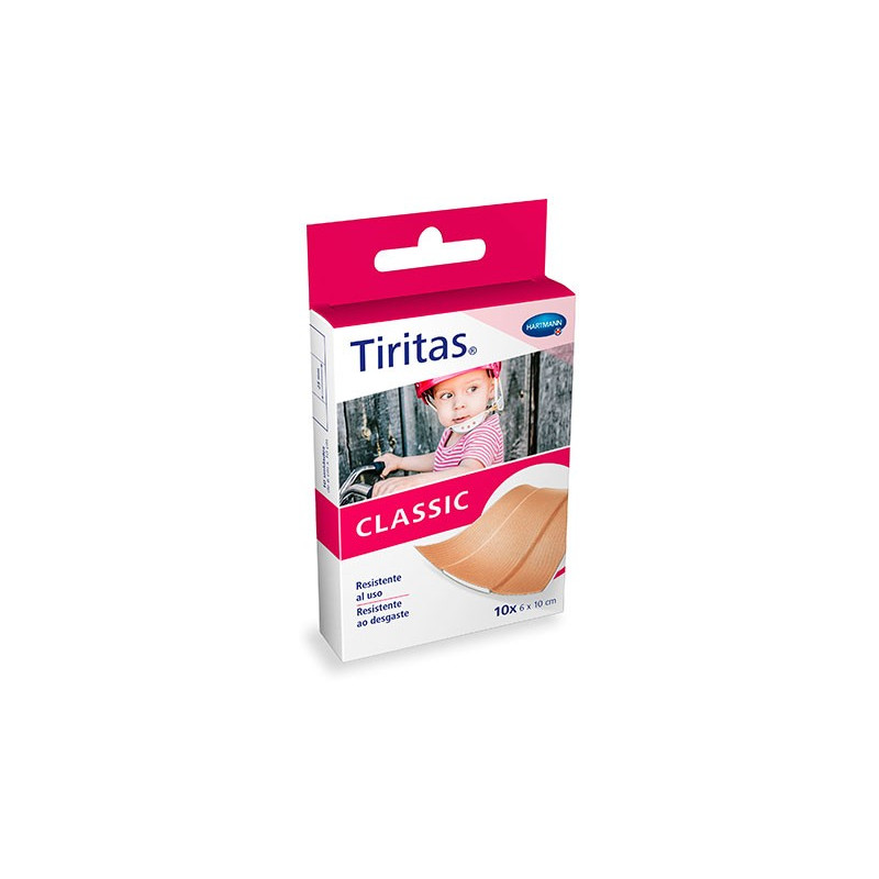 TIRITAS HARTMANN TELA CLASIC 6x10 CM 10U