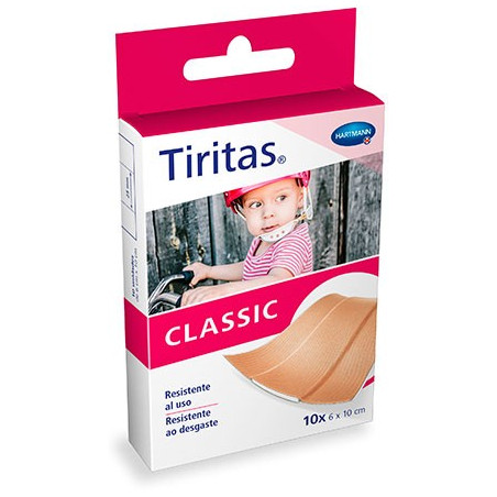 TIRITAS HARTMANN TELA CLASIC 6x10 CM 10U