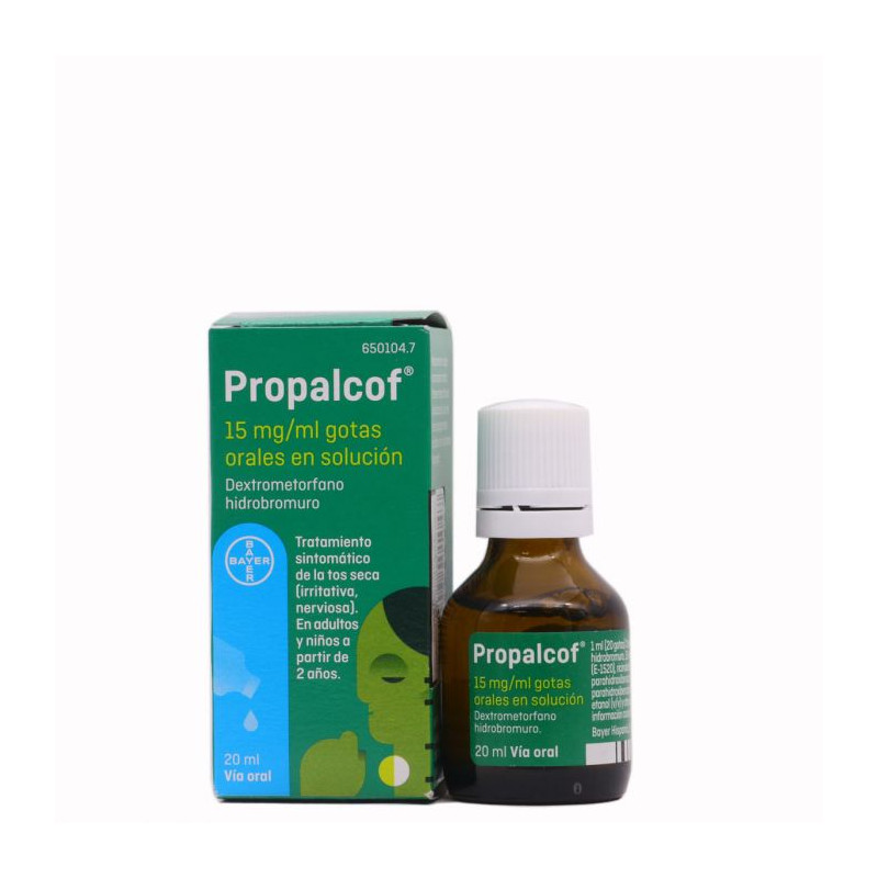 PROPALCOF 15 mg/ml GOTAS ORALES EN SOLUCION