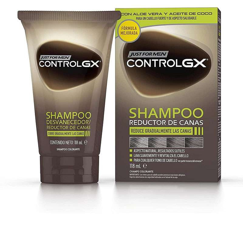 JUST FOR MEN CONTROLGX CHAMPU REDUCTOR CANAS 118ML
