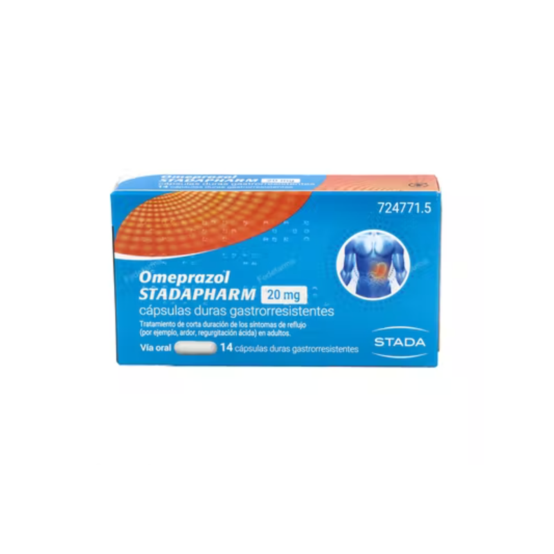 OMEPRAZOL STADAPHARM 20MG CAPSULAS DURAS GASTRORRESISTENTES