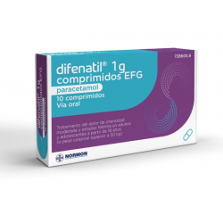 DIFENATIL PARACETAMOL 1G COMPRIMIDOS EFG