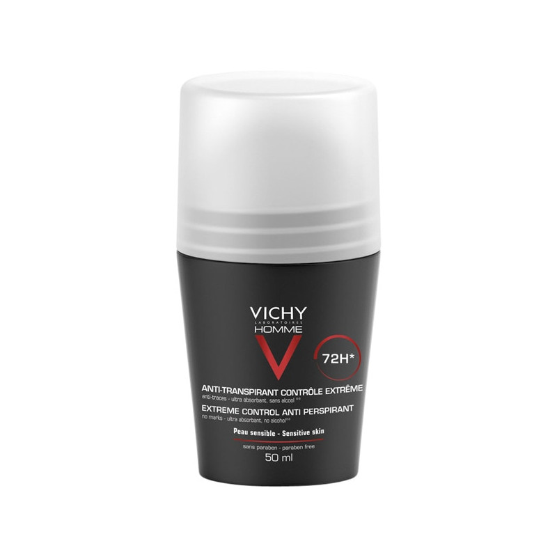 VICHY HOMME DESODORANTE ROLL-ON ANTI-TRANSPIRANTE CONTROL EXTREMO 72H 50ML