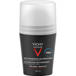 VICHY HOMME DESODORANTE ROLL-ON PIEL SENSIBLE 48H 50ML