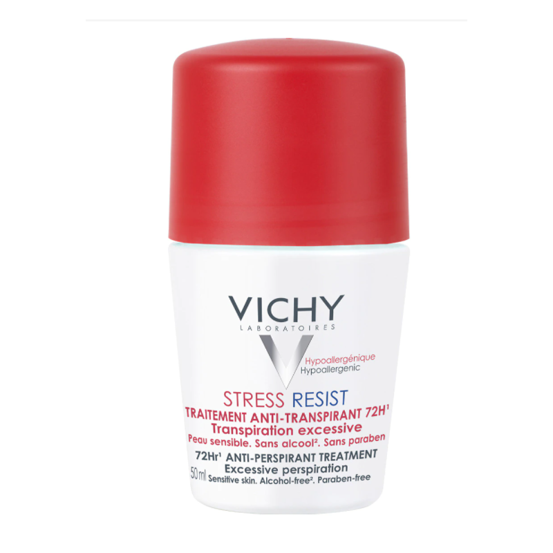 VICHY DESODORANTE ROLL-ON STRESS RESIST TRATAMIENTO INTENSIVO ANTI-TRANSPIRANTE 72H 50ML