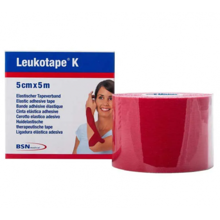 LEUKOTAPE K VENDAJE ROJO