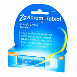 ZOVICREM LABIAL 50 mg/g CREMA