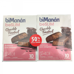 BIMANAN beSLIM BARRITAS SUBSTITUTIVAS 10U (DISPONIBLE EN DIFERENTES SABORES)