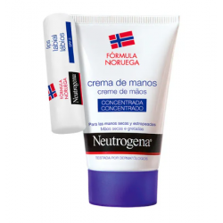 NEUTROGENA PACK CREMA DE MANOS CONCENTRADA + STICK LABIAL