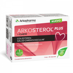 ARKOSTEROL PLUS LEVADURA ROJA DE ARROZ + COQ10 30 CAPSULAS