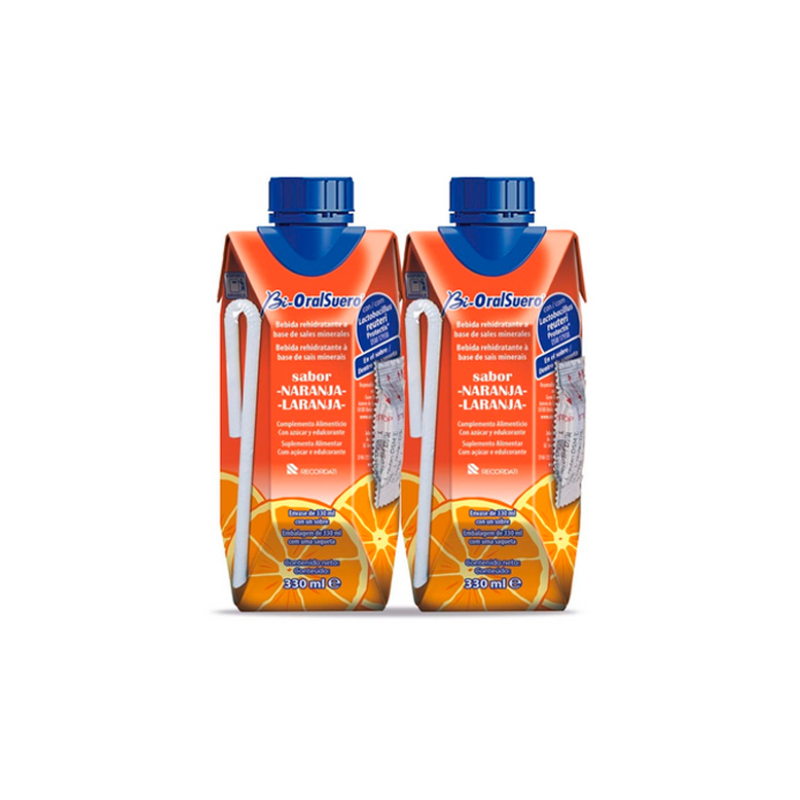 BIORALSUERO SUERO SABOR NARANJA 2x330ML