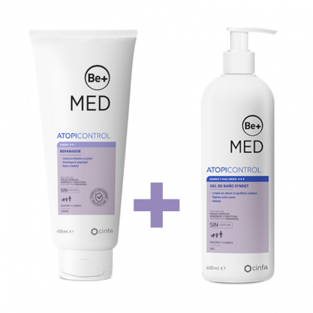 BE+ MED ATOPOICONTROL PACK PIEL ATOPICA CREMA HIDRATANTE Y GEL DE BAÑO