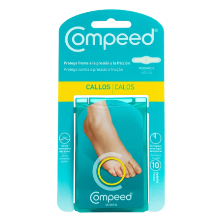 COMPEED CALLOS MEDIANOS 10 UNIDADES