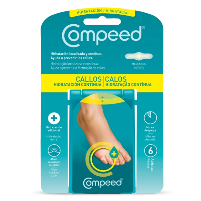 COMPEED CALLOS HIDRATACION CONTINUA MEDIANOS 6U