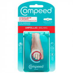 COMPEED AMPOLLAS DEDOS PIES 8 UNIDADES