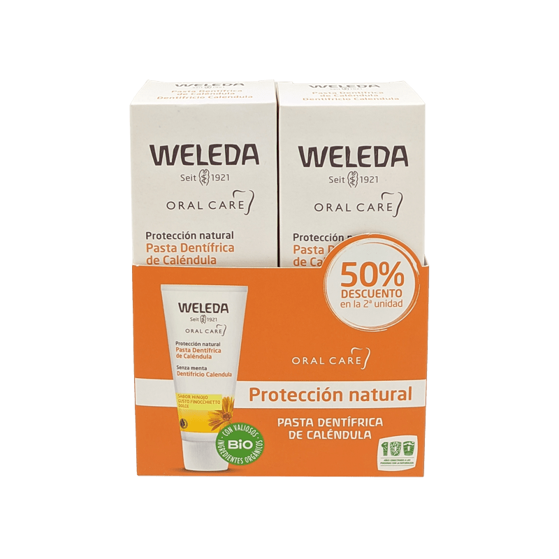 WELEDA PASTA DENTIFRICA DE CALENDULA PACK OFERTA 2x75ML