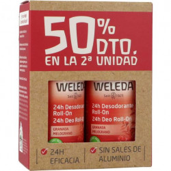 WELEDA DESODORANTE ROLL-ON PACK GRANADA 24H 2x50ML