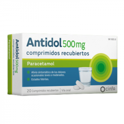 ANTIDOL 500 mg COMPRIMIDOS RECUBIERTOS