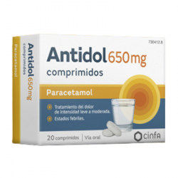 ANTIDOL 650 mg COMPRIMIDOS RECUBIERTOS