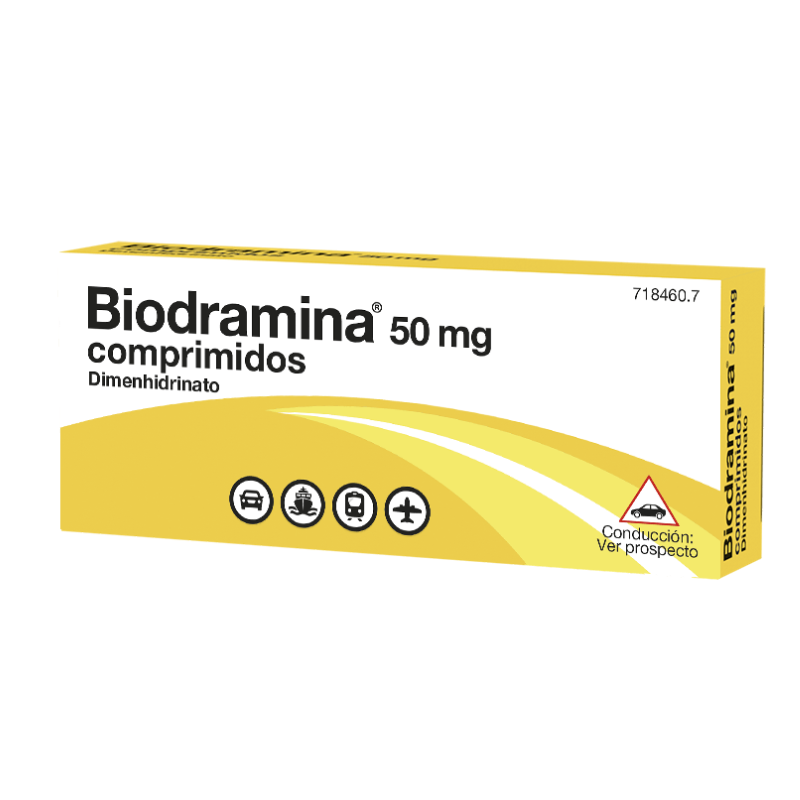 BIODRAMINA 50 mg COMPRIMIDOS