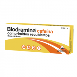 BIODRAMINA CAFEINA COMPRIMIDOS RECUBIERTOS