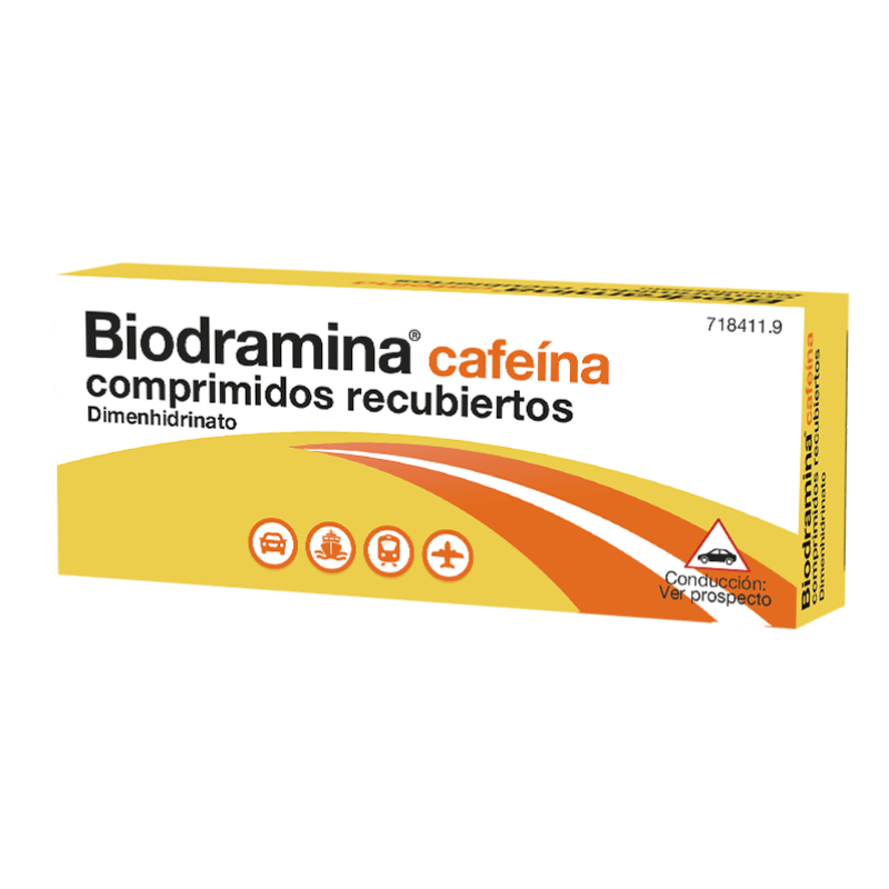 BIODRAMINA CAFEINA COMPRIMIDOS RECUBIERTOS