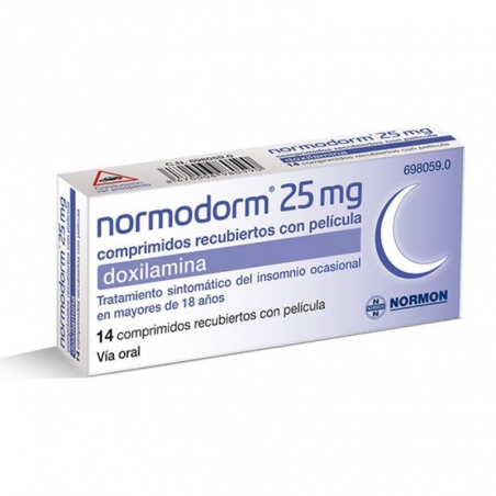 NORMODORM 25 MG COMPRIMIDOS RECUBIERTOS CON PELICULA