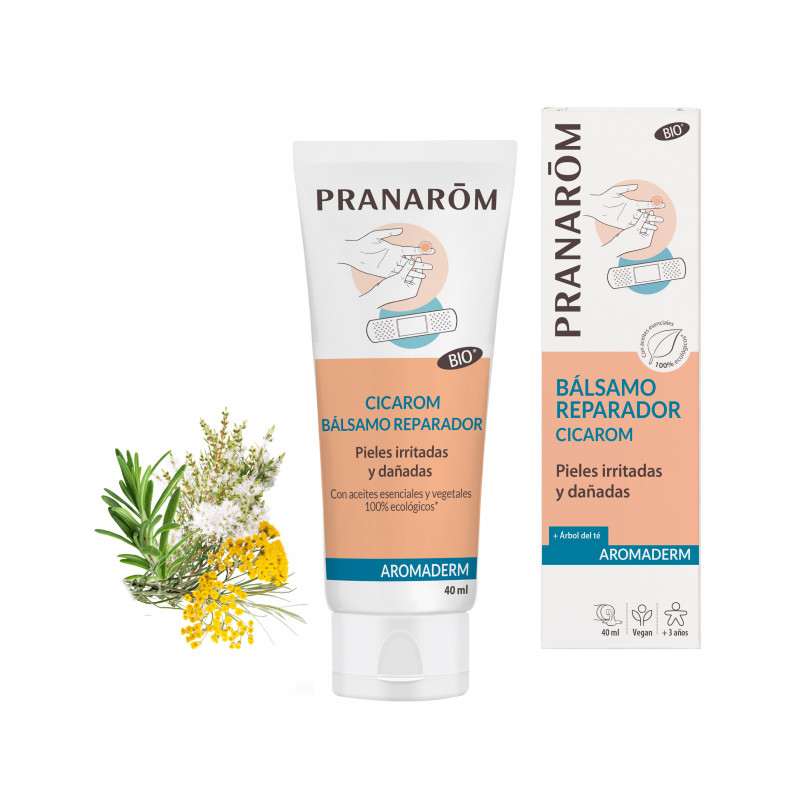 PRANAROM AROMADERM BÁLSAMO REPARADOR CICAROM PIELES IRRITADAS Y DAÑADAS 40ML