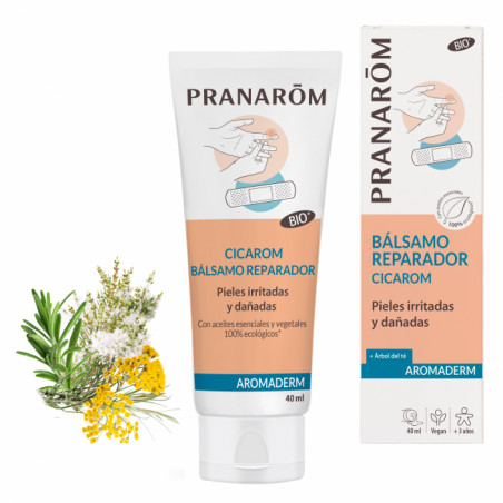 PRANAROM AROMADERM BÁLSAMO REPARADOR CICAROM PIELES IRRITADAS Y DAÑADAS 40ML