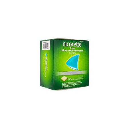 NICORETTE 2 mg CHICLES MEDICAMENTOSOS