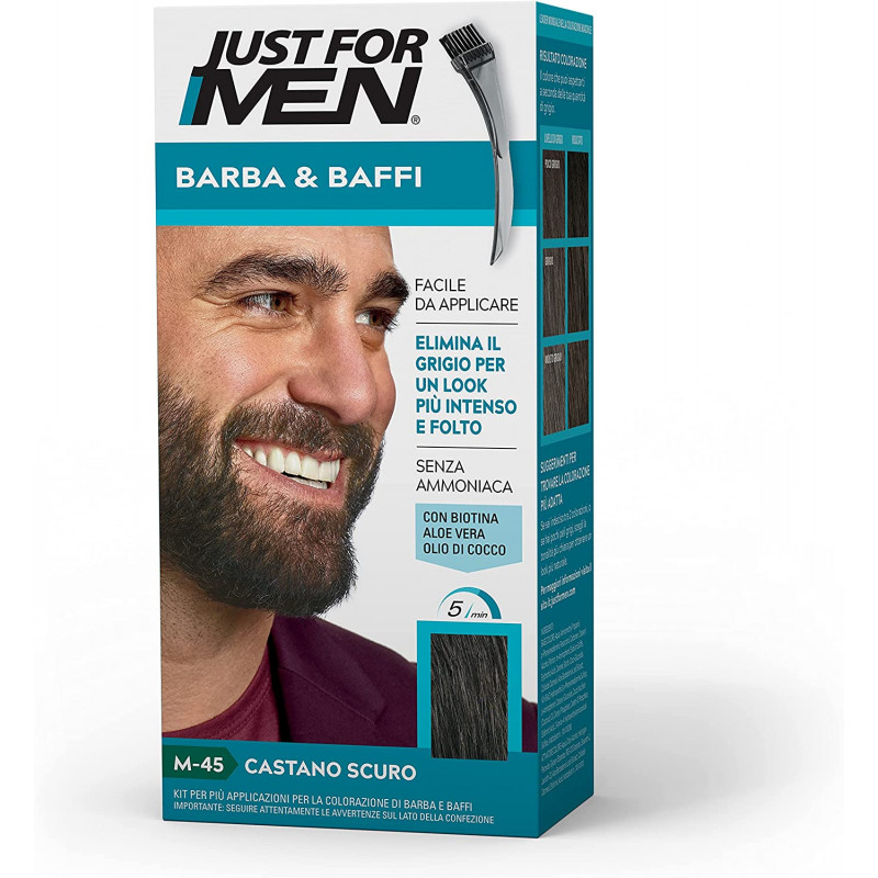 JUST FOR MEN BIGOTE Y BARBA MORENO M-45