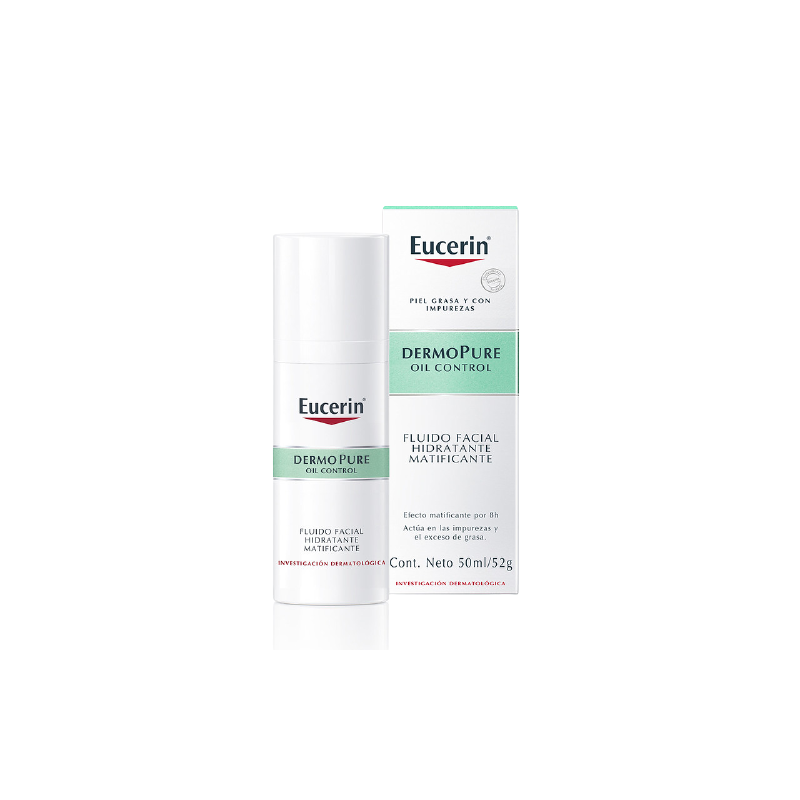 EUCERIN DERMOPURE OIL CONTROL FLUIDO FACIAL HIDRATANTE MATIFICANTE 50ML