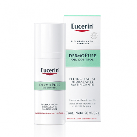 EUCERIN DERMOPURE OIL CONTROL FLUIDO FACIAL HIDRATANTE MATIFICANTE 50ML