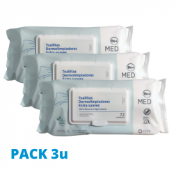 BE+ PEDIATRICS PACK TOALLITAS DERMOLIMPIADORAS 3 UNIDADES