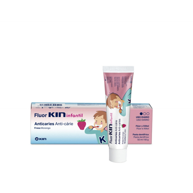 FLUOR KIN INFANTIL PASTA DENTAL FRESA 75ML