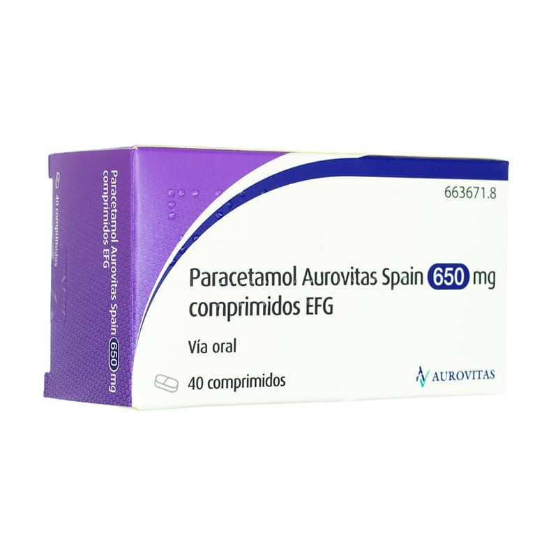 PARACETAMOL APOTEX 650 mg COMPRIMIDOS EFG