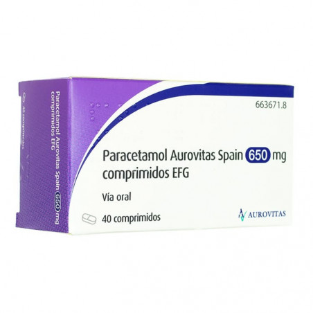 PARACETAMOL APOTEX 650 mg COMPRIMIDOS EFG