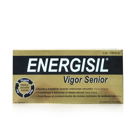 Energisil Rapid Vigorizante Masculino 30 Capsulas — Farmacia Núria Pau