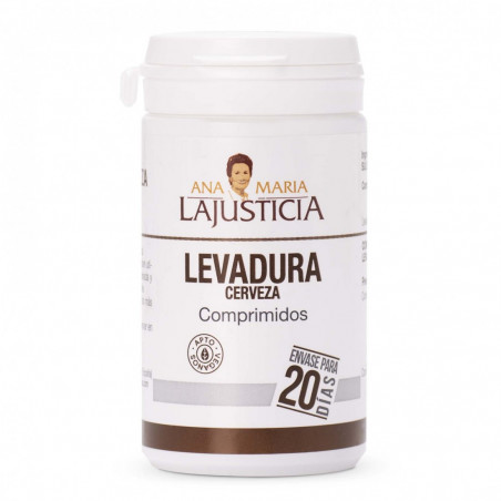 A.M. LAJUSTICIA LEVADURA CERVEZA 80 COMPRIMIDO