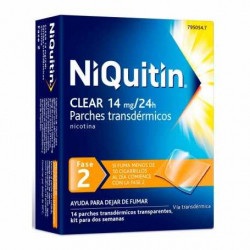 NIQUITIN CLEAR 14MG PARCHE TRANSDERMICO