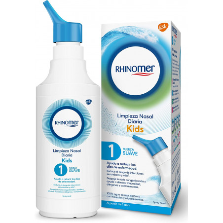 RHINOMER FUERZA 1 SUAVE NEBULIZADOR LIMPIEZA NASAL 135ML